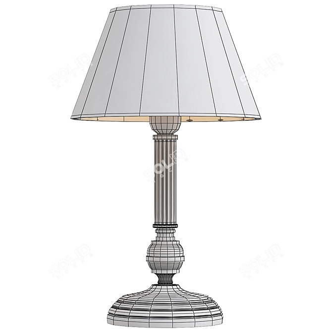 Majestic York Table Lamp 3D model image 2