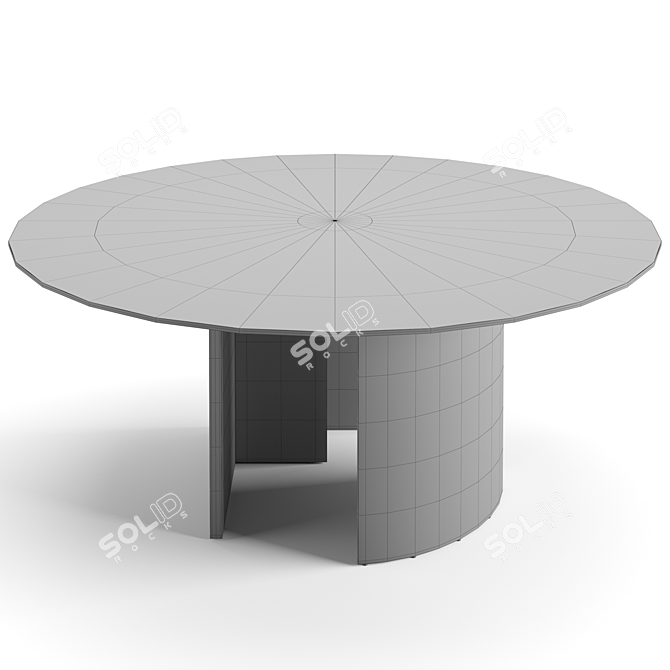 Luxury Fendi Casa Dining Set 3D model image 5