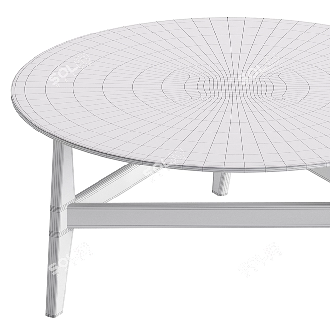 Plettro E222: Sleek Modern Coffee Table 3D model image 2