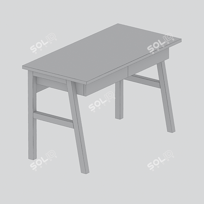 Classic Ellipse Table 3D model image 3