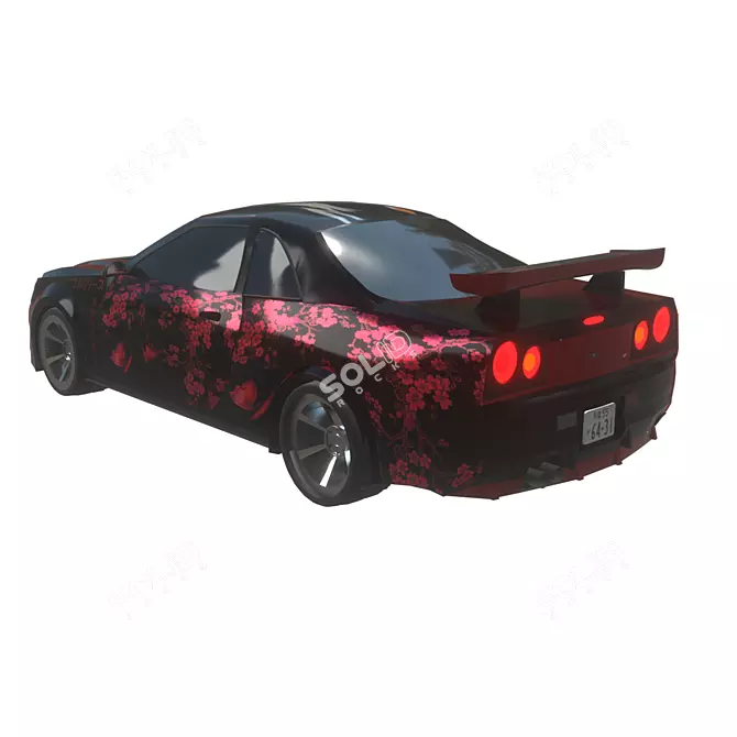 Ultimate Racing Machine: Skyline GTR 3D model image 2