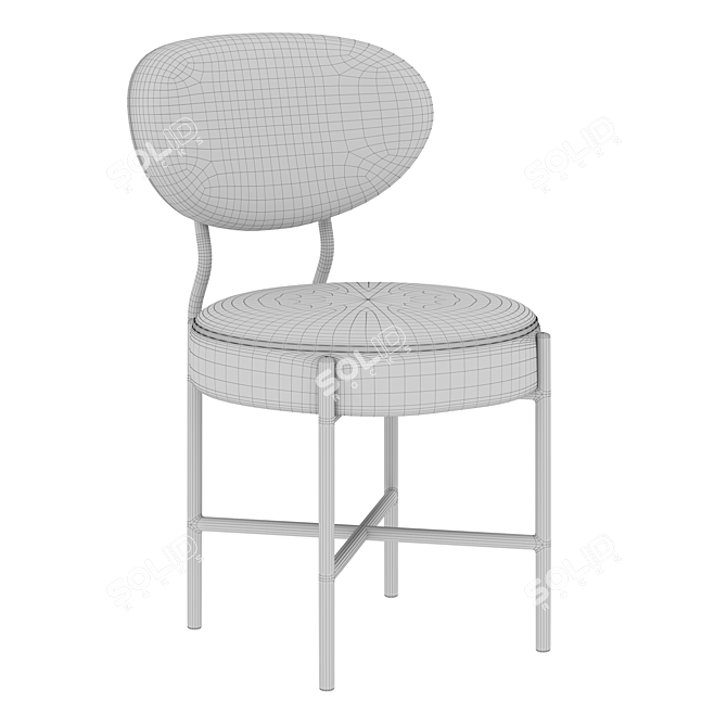 Eichholtz Vicq Chair: Stylish and Compact 3D model image 4