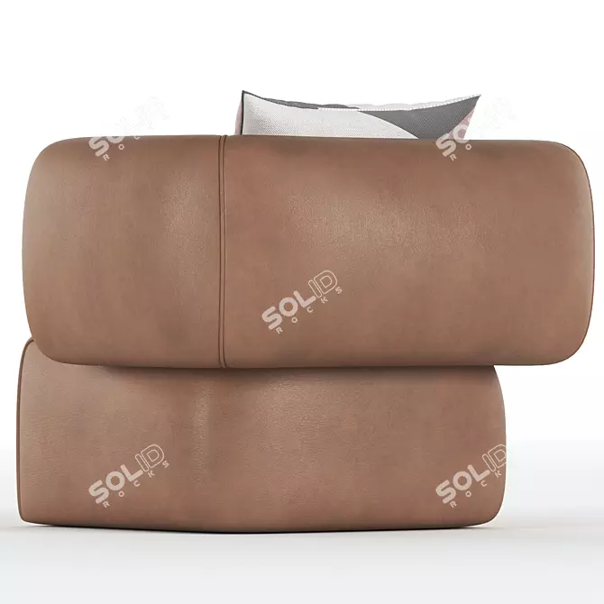 HUG Armchair - Stylish Comfort for Your Home 3D model image 5