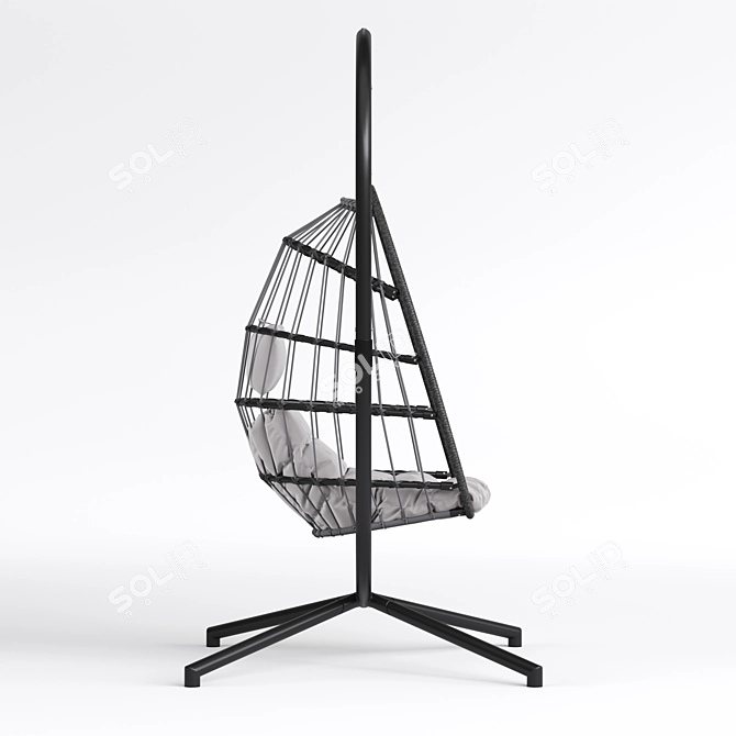 Hammock Swing Chair - Ultimate Relaxation 3D model image 3