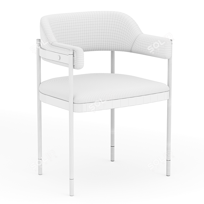 Sleek Modern Chair Design 3D model image 2