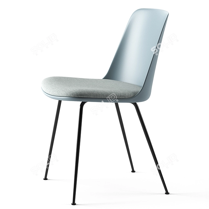 Modern Rely HW7 Chair by &Tradition 3D model image 3