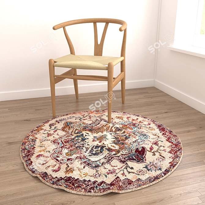 Versatile Set of 8 Rugs: V-Ray, Corona & More 3D model image 2