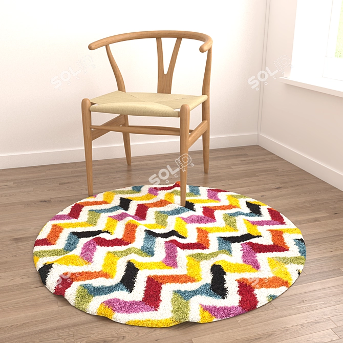 Versatile Set of 8 Rugs for Stunning Renders 3D model image 3