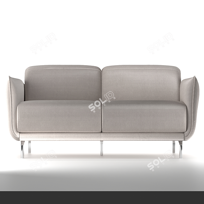 Natuzzi Sofa: Stylish Russian Archive 3D model image 1