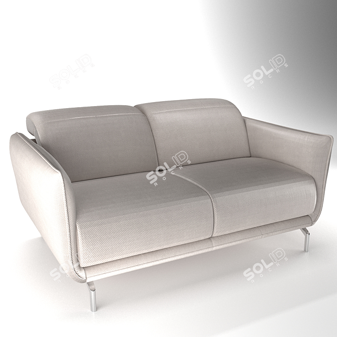 Natuzzi Sofa: Stylish Russian Archive 3D model image 2