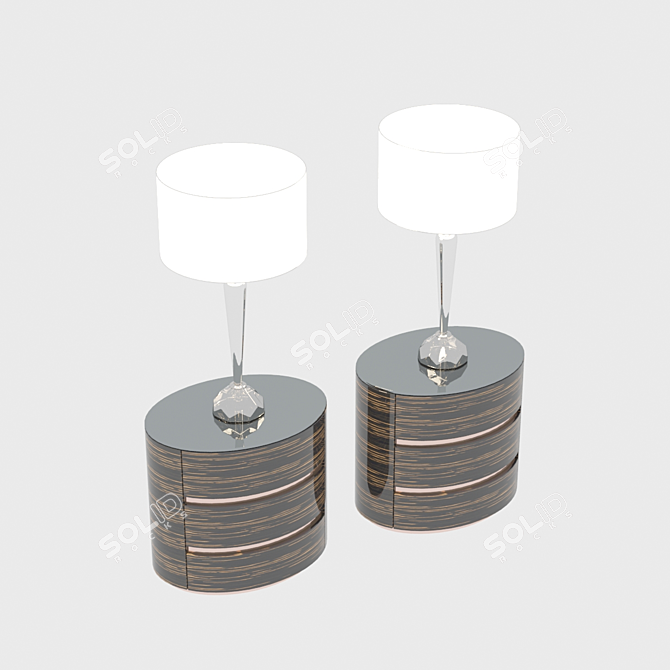 Modern Table Lamp 3D Model 3D model image 3