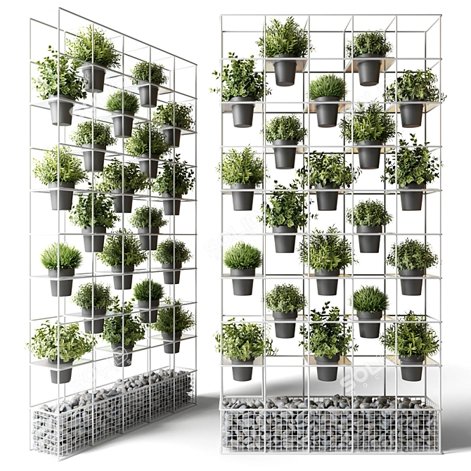 Vertical Oasis: Transform Your Space 3D model image 1