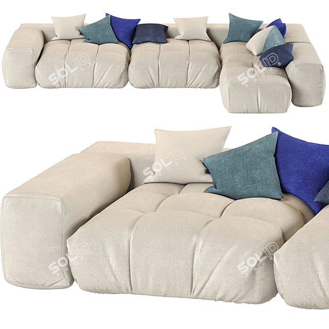 Solaris MMK Modular Sofa 3D model image 2