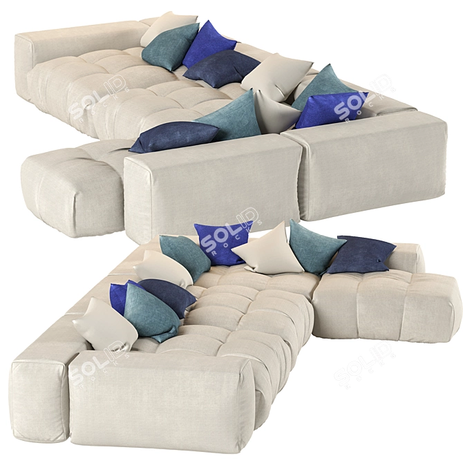 Solaris MMK Modular Sofa 3D model image 4