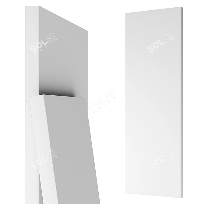 Modern Customizable Mirror - OM ZL 11 3D model image 4