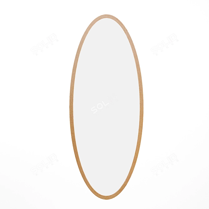 OM ZL 22 Oval Mirror - Modern Style 3D model image 4