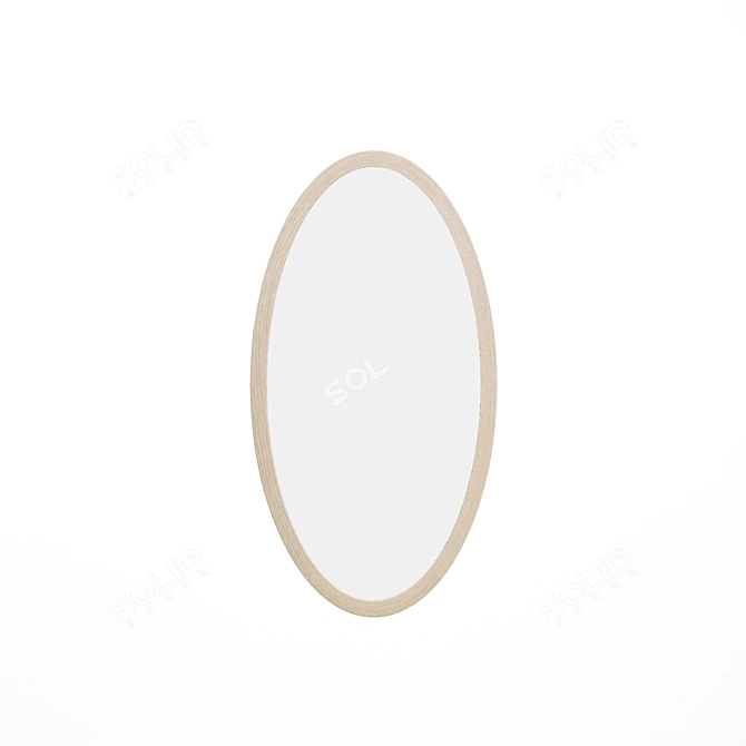 OM ZL 22 Oval Mirror - Modern Style 3D model image 5