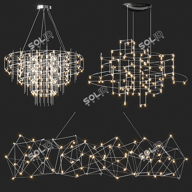 Quasar Chilla: Modern Illumination Collection 3D model image 1