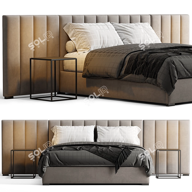 Modena Extended Vertical Bed 3D model image 2