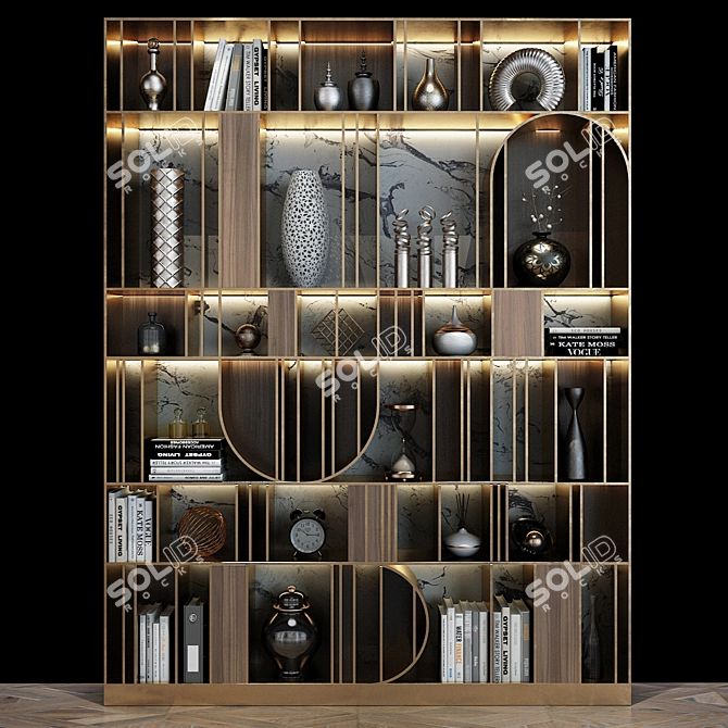 Custom-made Wardrobe with Decor 3D model image 3