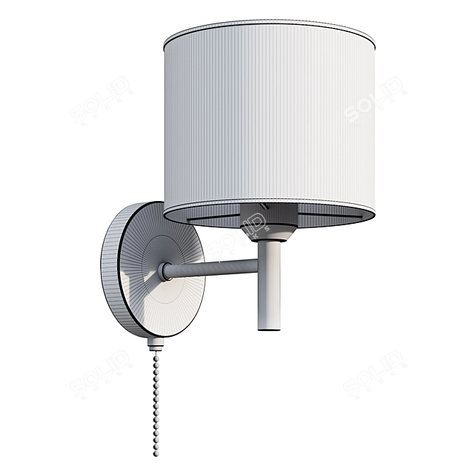 Aurora Wall Lamp: Elegant Sconce 3D model image 2