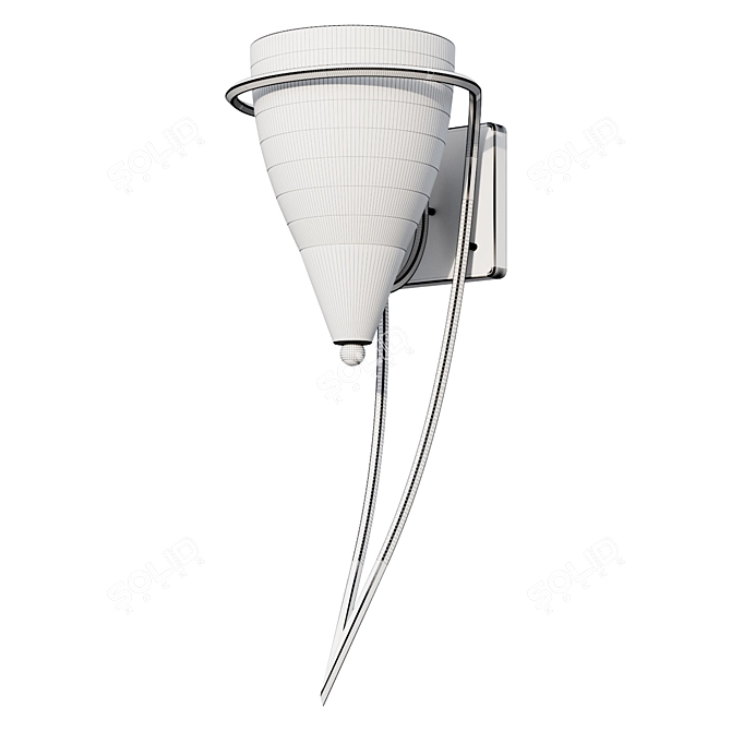 Stylish ESCADA 520 Wall Lamp 3D model image 2