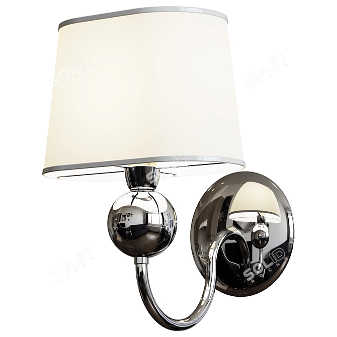 Title: Turandot Wall Sconce - Elegant Lighting Solution 3D model image 1