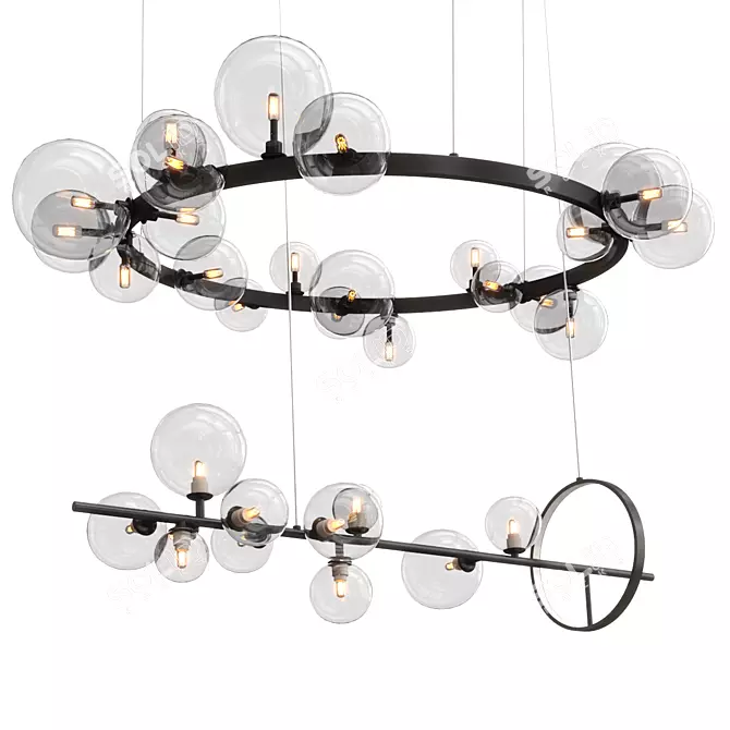 Elegant IONA Lighting Collection 3D model image 1