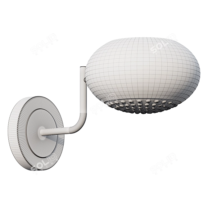 Elegant Wall Sconce Lighting 3D model image 2