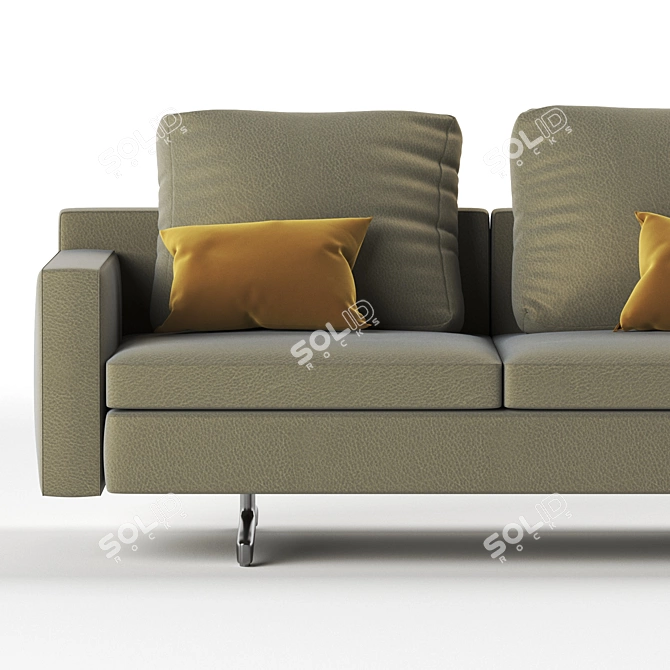 Poltrona Frau Mood Sofa - Elegant and Stylish 3D model image 3