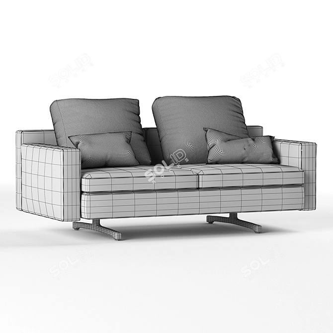 Poltrona Frau Mood Sofa - Elegant and Stylish 3D model image 4