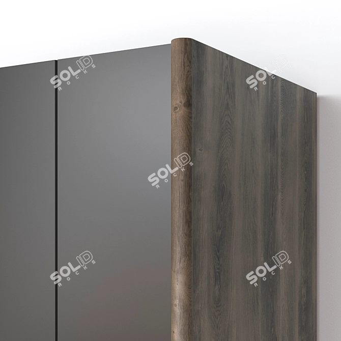 Astoria No. 2 Wall Unit by LAZURIT 3D model image 6