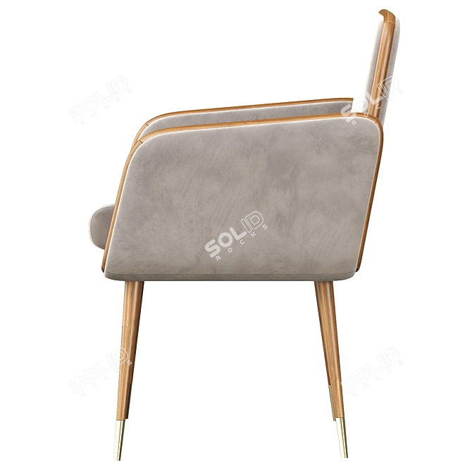 Modern Stanley Dining Chair 3D model image 3