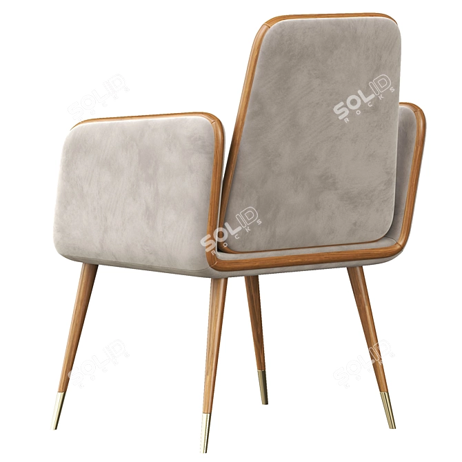 Modern Stanley Dining Chair 3D model image 4