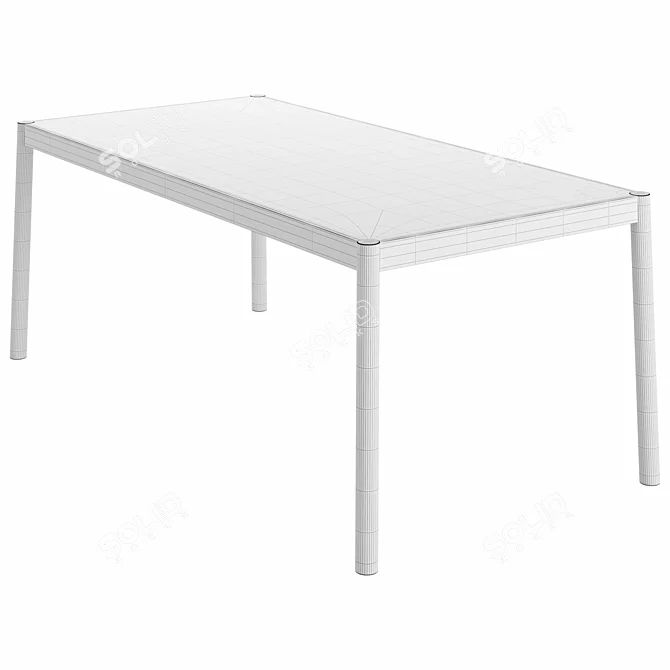 Modern Citizen Dining Table by EMKO 3D model image 4