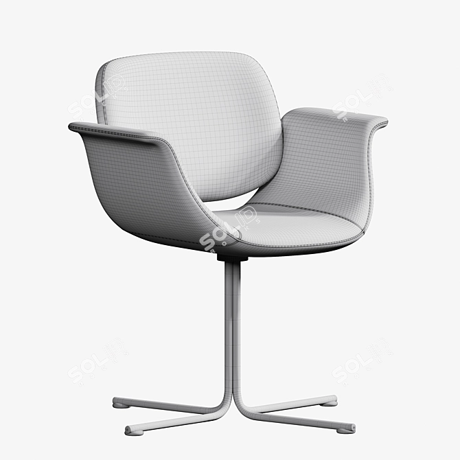 Modern Elegance in Seating Comfort 3D model image 3