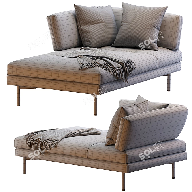 Contemporary ALIANTE Bonaldo Sofa 2013 3D model image 6