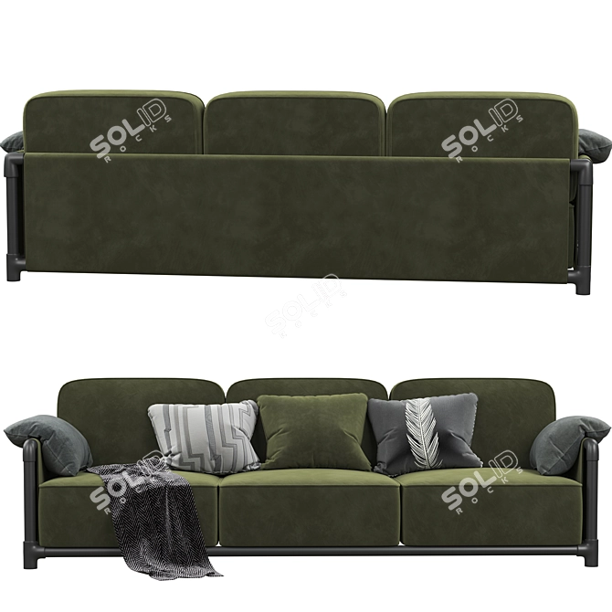 Modern Chic Sofa Dodo 3D model image 2