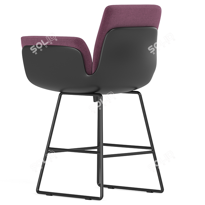 Modern Minimalist Cor Alvo Chair 3D model image 3
