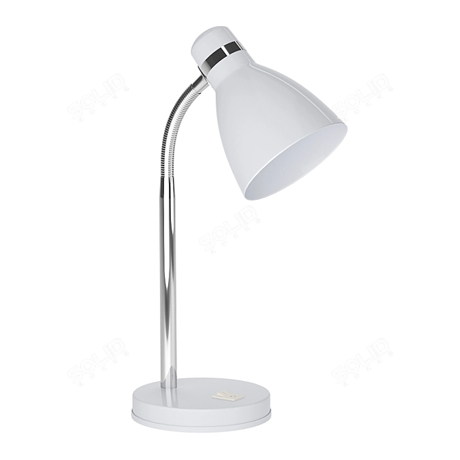 Arte Lamp 48 White Table Lamp 3D model image 1