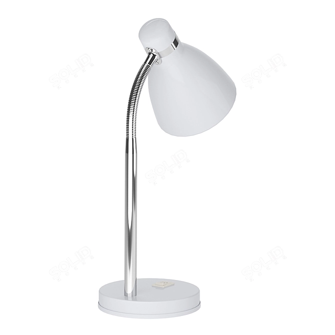 Arte Lamp 48 White Table Lamp 3D model image 2