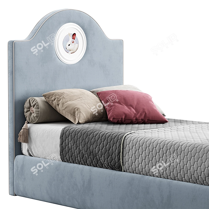 Bunny Manifesto Kids Bed 3D model image 4