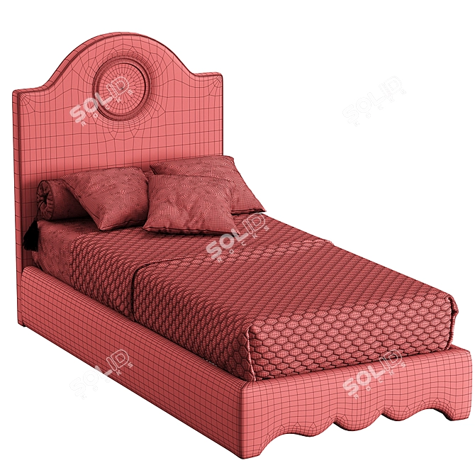 Bunny Manifesto Kids Bed 3D model image 5