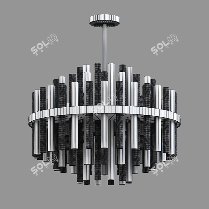 Bogates Smart Ceiling Light 9-Lamp 3D model image 3