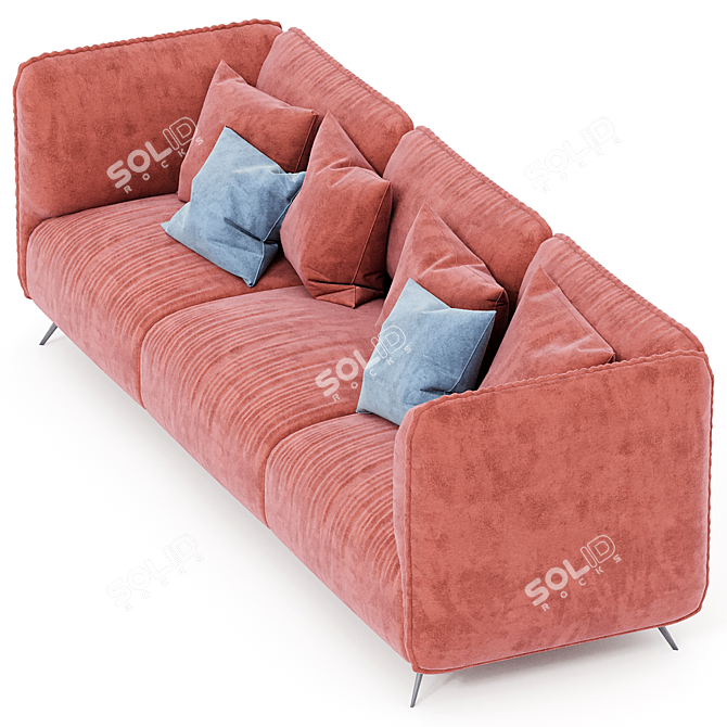 Heavens OTTO 3-Seater Sofa 3D model image 2