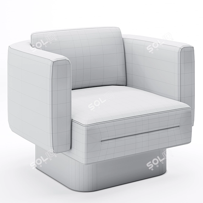 Sophisticated Bruno Moinard Chair 3D model image 2