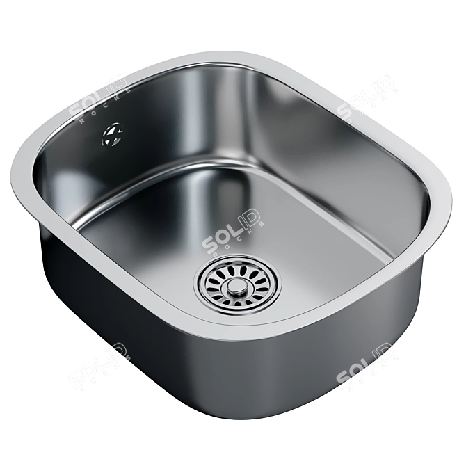 Form 33 Stainless Steel Sink 3D model image 1