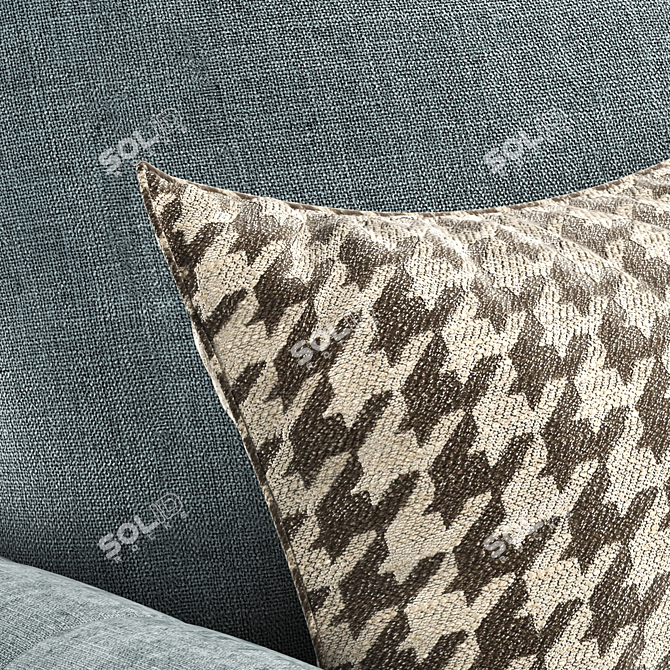 Sleek Modern Designer Sofa 2013 3D model image 2