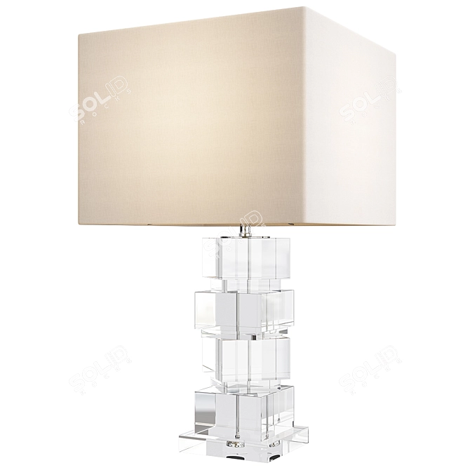 Elegant Eichholtz Bonds Buffet Lamp 3D model image 1