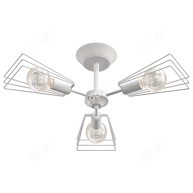 Vitaluce V4378 Modern Ceiling Chandelier 3D model image 1